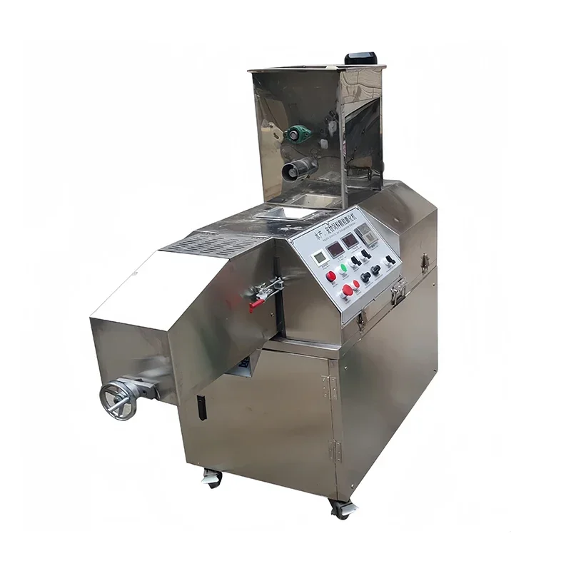 stainless steel 304 corn pop puff snack making extruder machine production line