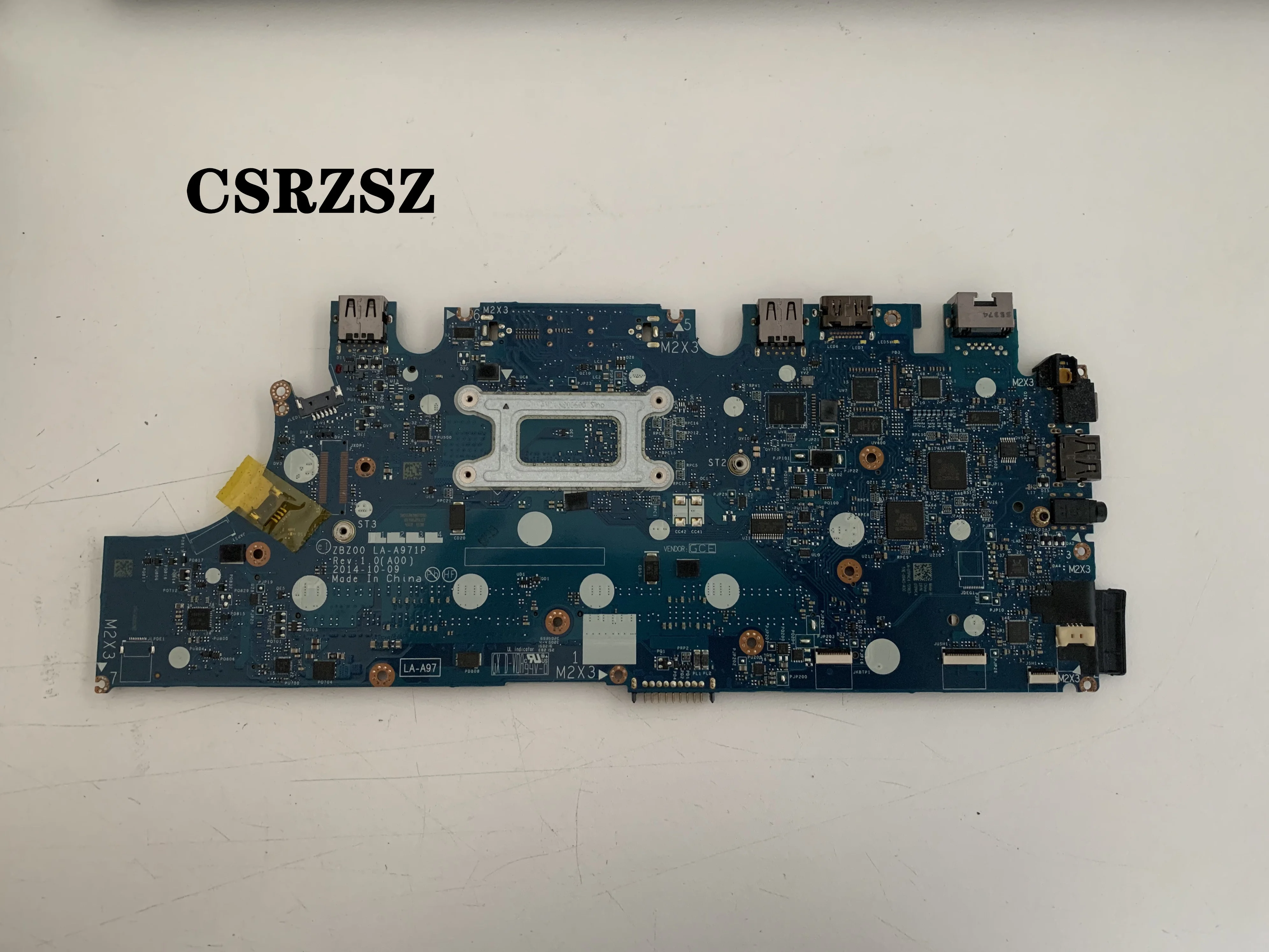 CSRZSZ  For Dell original Latitude E7250 7250 Series motherboard  with i7-5600u CPU CN-0TPHC4 0TPHC4 TPHC4  LA-A971P 100% Tested