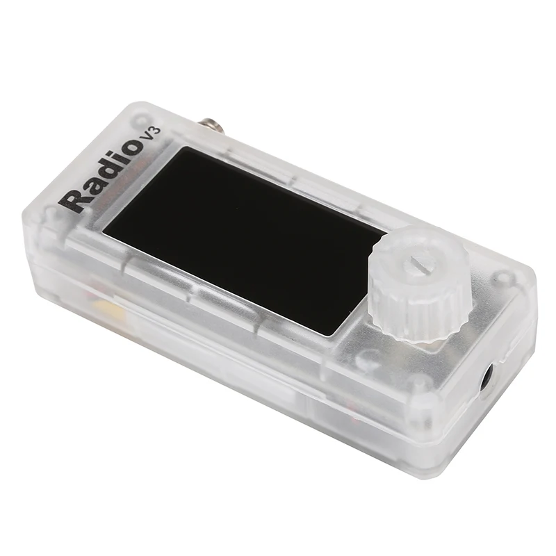 جديد ATS-mini V3 واضح ABS حافظة SI4732 جيب SSB راديو صغير LSB USB AM FM راديو استقبال ESP32S3 مع مضخم ضوت سماعات الأذن Hi-Z