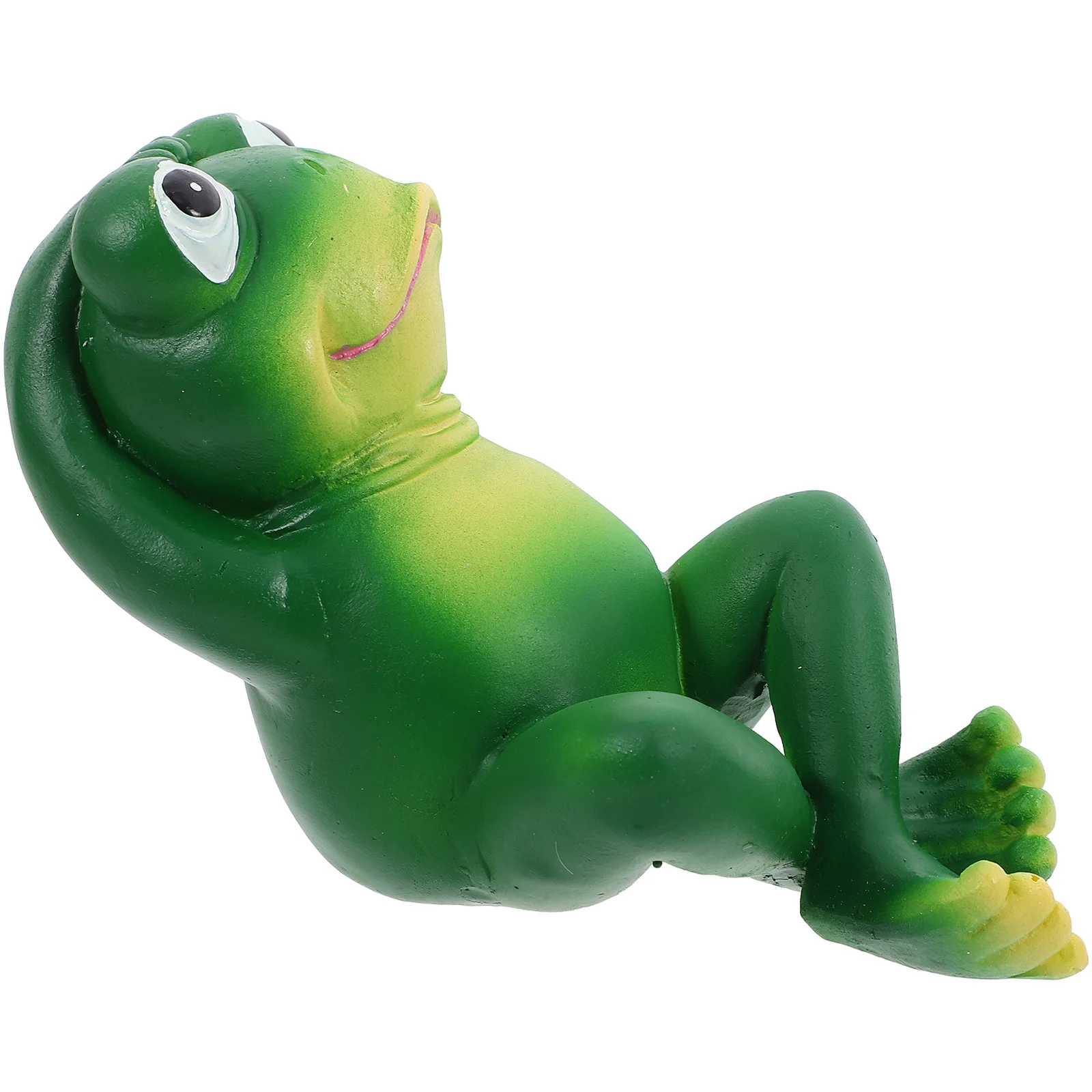 Funny Frog Garden Ornament Resin Frog Statue Cute Outdoor Yard Decor Garden Sculpture for Lawn Balcony Decoration