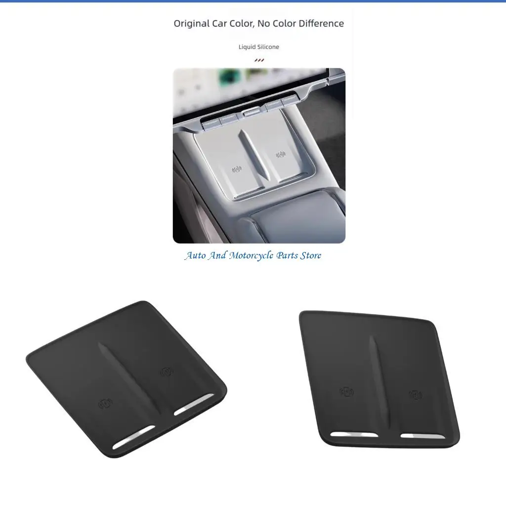 

P9FD Silicone Antislip Mat For Zeekr 7X Car Dashboard Secure Device Placement Heat Reduction Features Tool Less Installation