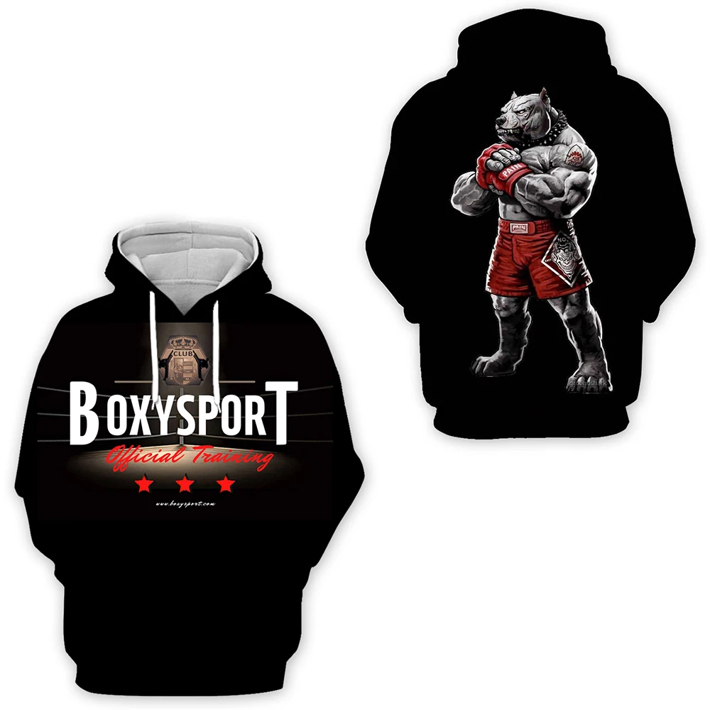 DIY Link Custom Made Boxing Fighting Sports Fighter Tracksuit Pullover 3DPrint Dorp Shipping Casual Harajuku Hoodies T-Shirts