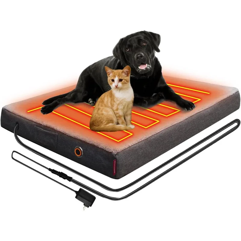 

Upgraded version with increased heating, suitable for medium and large giant dogs, removable waterproof cover