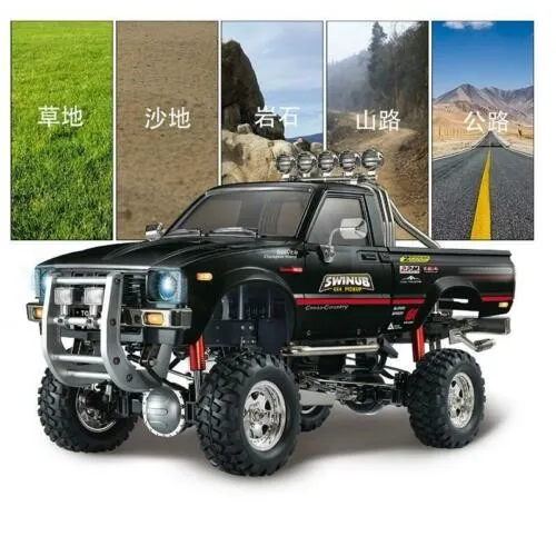 HG 1/10 Pickup Truck Model 4*4 Rally Car RC Racing Crawler P409 2.4G Radio ESC Motor Vehicle TH16809