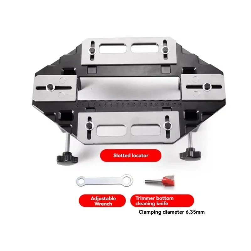 New Wooden Door Guide Plate Hinge Positioning Slotting Machine Woodworking Installation Lock Fixing Drilling Tool