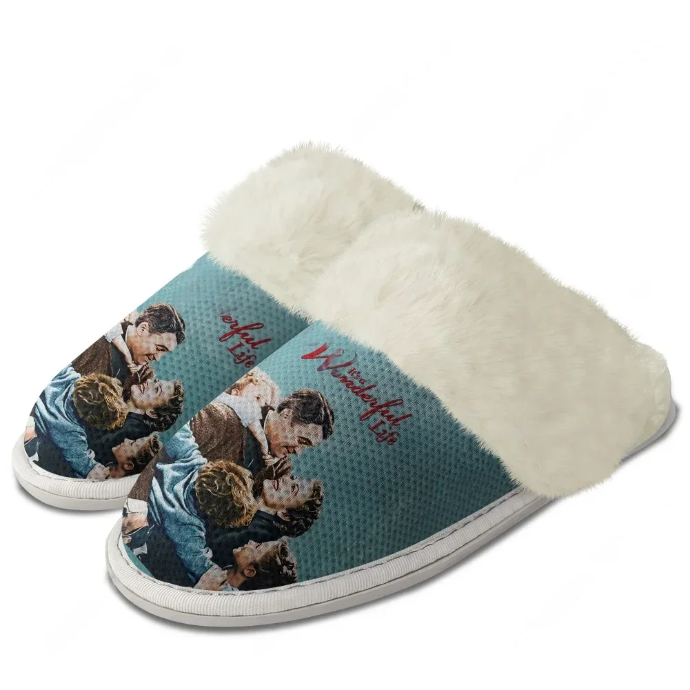 Pantuflas Cálidas de Felpa con Borde de Algodón para Hombre y Mujer, Pantuflas Casuales para el Hogar, Pantuflas Ligeras de Algodón Térmico para Dormitorio, Personalizables