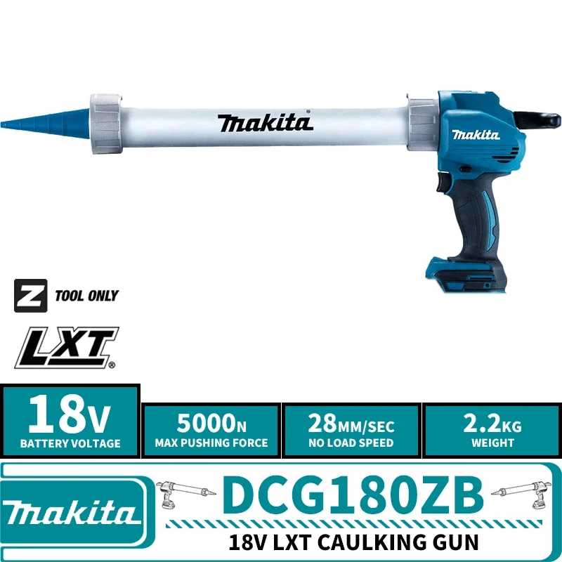 Makita DCG180Z DCG180ZB LXT Cordless Caulking Gun 18V Professional Lithium Power Tools Renovation Spray Gun