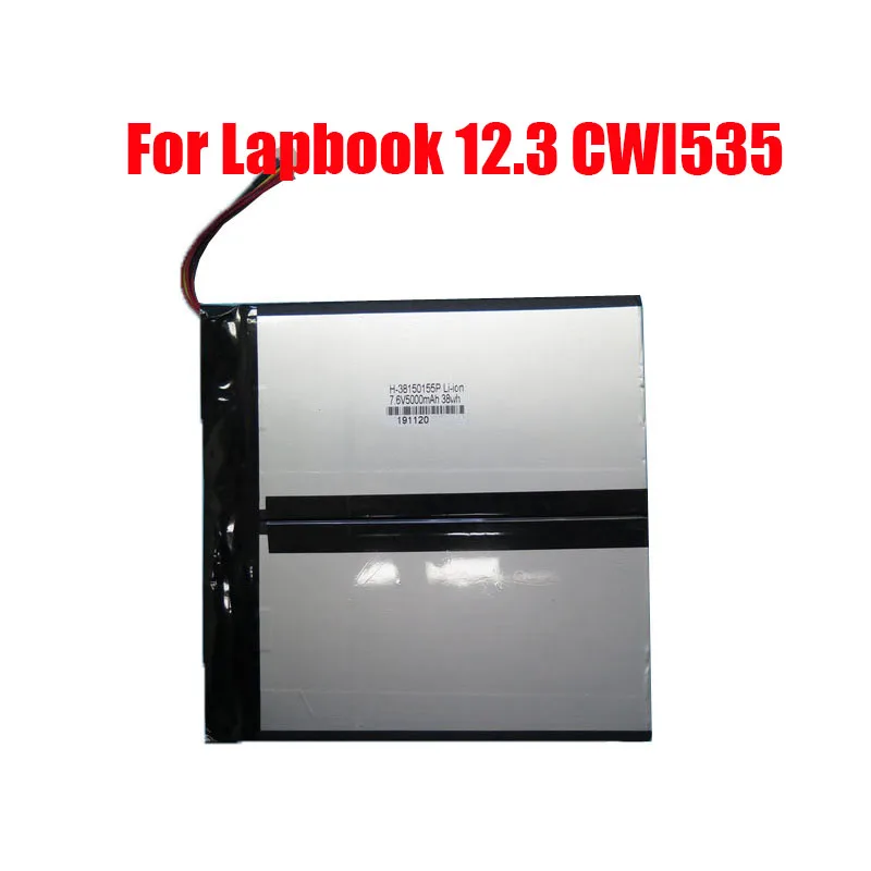 

New Laptop Battery For Chuwi 12.3 CWI535 For Lapbook 12.3 CWI535 H-38150155P 7.6V 5000MAH 38WH 8PIN 7Lines