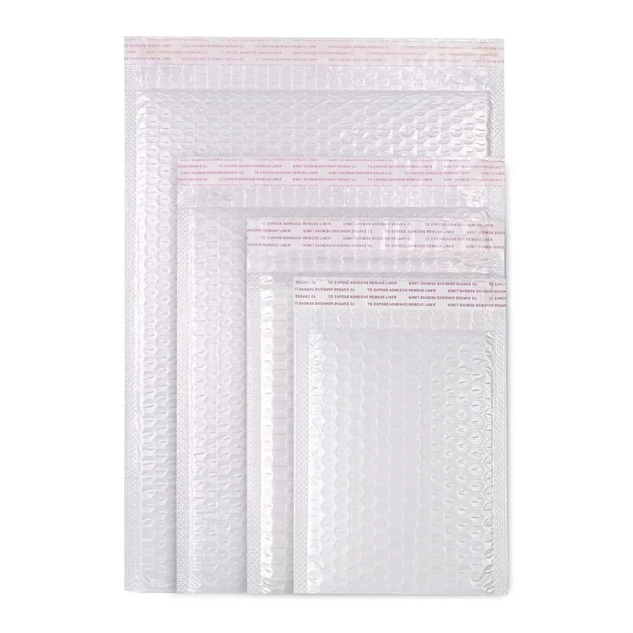 10 ชิ้น/เซ็ต 13x15 hite Self-กาวกันน้ําถุงฟองขนาดเล็กธุรกิจ Mailing แพคเกจกันน้ํา Boutique Mailing Bag เครื่องประดับ