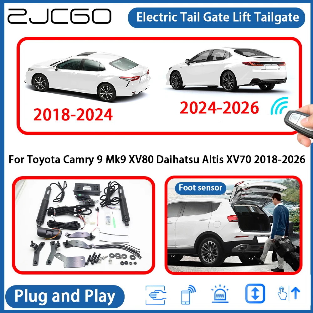 for Toyota Camry 9 Mk9 XV80 Daihatsu Altis XV70 2018-2026 Automatic Powered Tailgate Power Liftgate Electric Tail Gate Lift