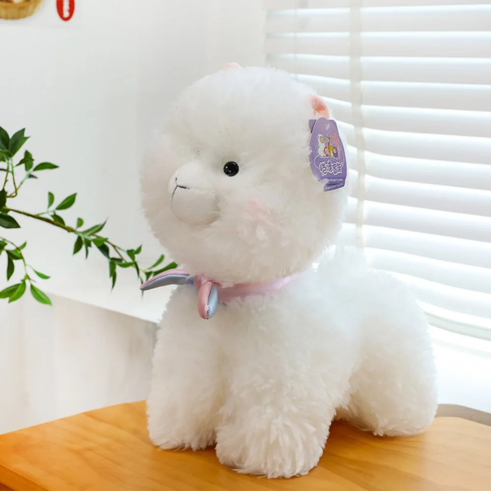 

Creative Chubby Face Alpaca Plush Toys Soft Fluffy Plush Llama Dolls Comfortable 22/35/45cm Animals Stuffed Toys Christmas