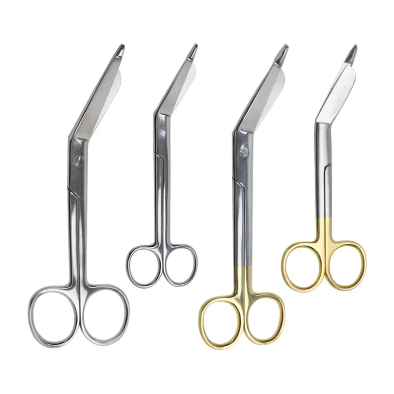 

GREATLH Nursing Lister Bandage Gauze Scissors Gauze Bandage Scissors for Medical Home Use Orthopedic Instrument Stainless