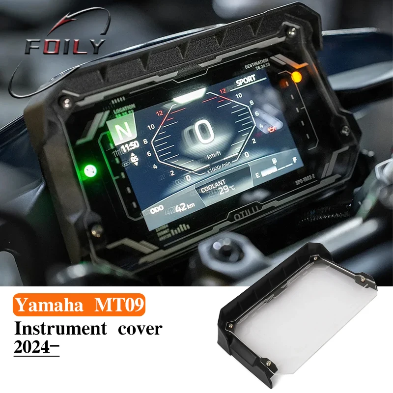 

MT09 2024 2025 Motorcycle Instrument Cover Speedometer Guard Case Gauge Odometer Tachometer protection For Yamaha MT-09 M T09
