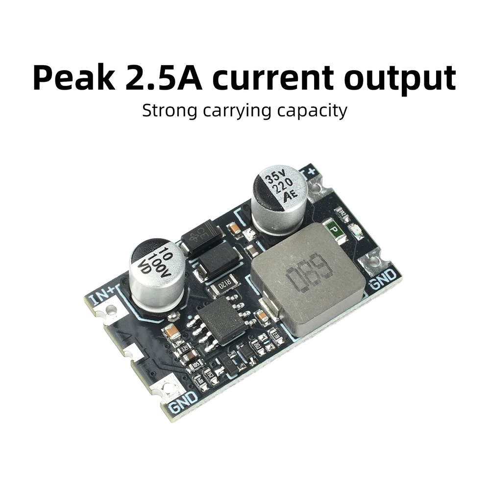 DC-DC 2.5A Buck Step-down Power Supply Module 11-100V to 5V 12V Fixed Output High-efficiency DC Volt Buck Converter for Arduino