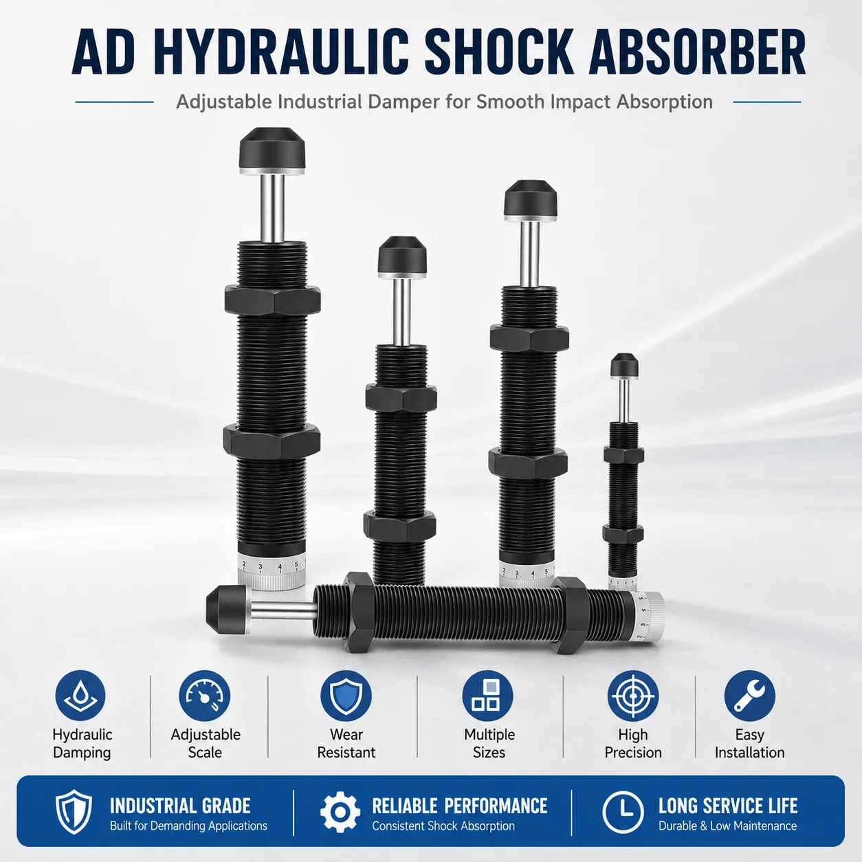 AD1410 AD1412 AD1416 AD1420 AD1425 AD1612 AD2016 AD2020 AD2025 AD2030 AD2050 Hydraulic Shock Absorber Air Buffer AirTac Type
