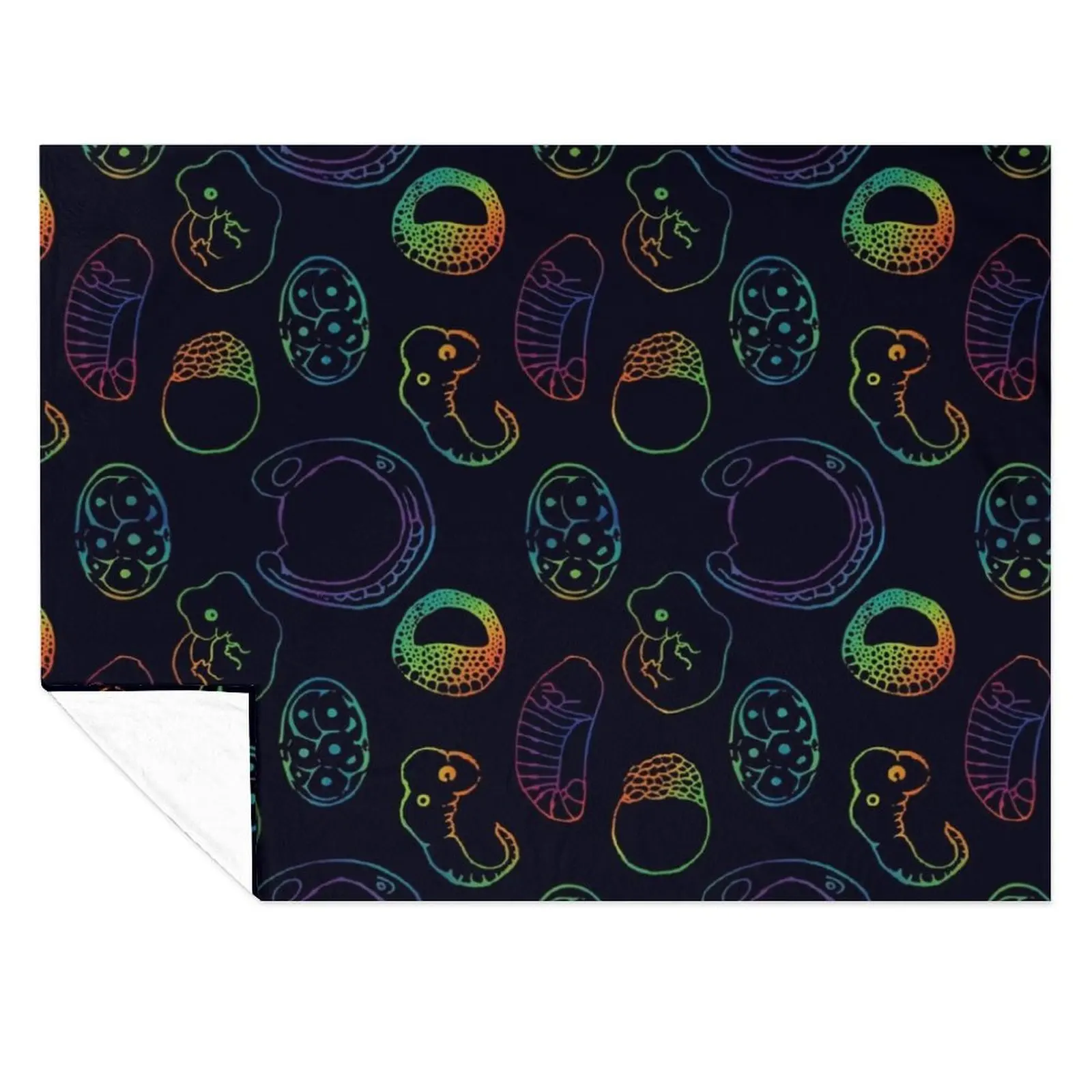 

Developmental biology Throw Blanket Custom Stuffeds Flannel Baby Blankets