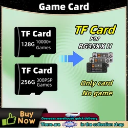 For ANBERNIC RG35XX H TF Card Classic Retro Game Memory Card PS1 PSP GBA GB NEOGEO N64 SEGA Portable Handheld Plug&Play 256G