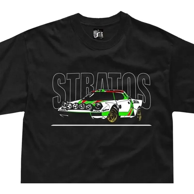 T shirt for lancia stratos classic rally italian sportscar