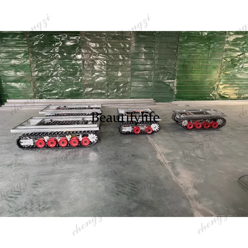 a55  Remote Control Electric Tracked Car All Terrain Crawler Transport Vehicle - view 4