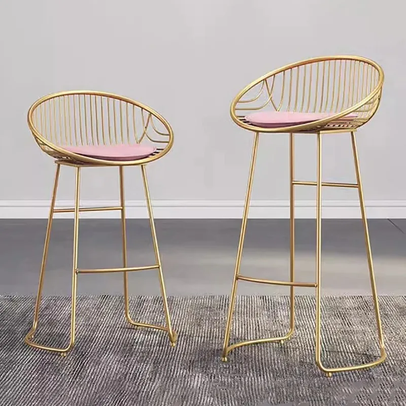 Set di 4 sedie da bar di lusso design ergonomico soggiorno sedia da bar moderna bellezza vintage Sillas Para Comedor mobili per la casa