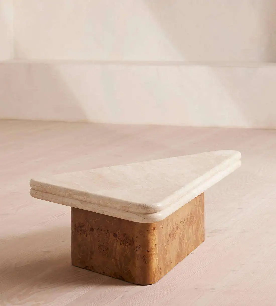 Luxury Marble Coffee Table Modern Minimalist Living Room Solid Wood Coffee Table