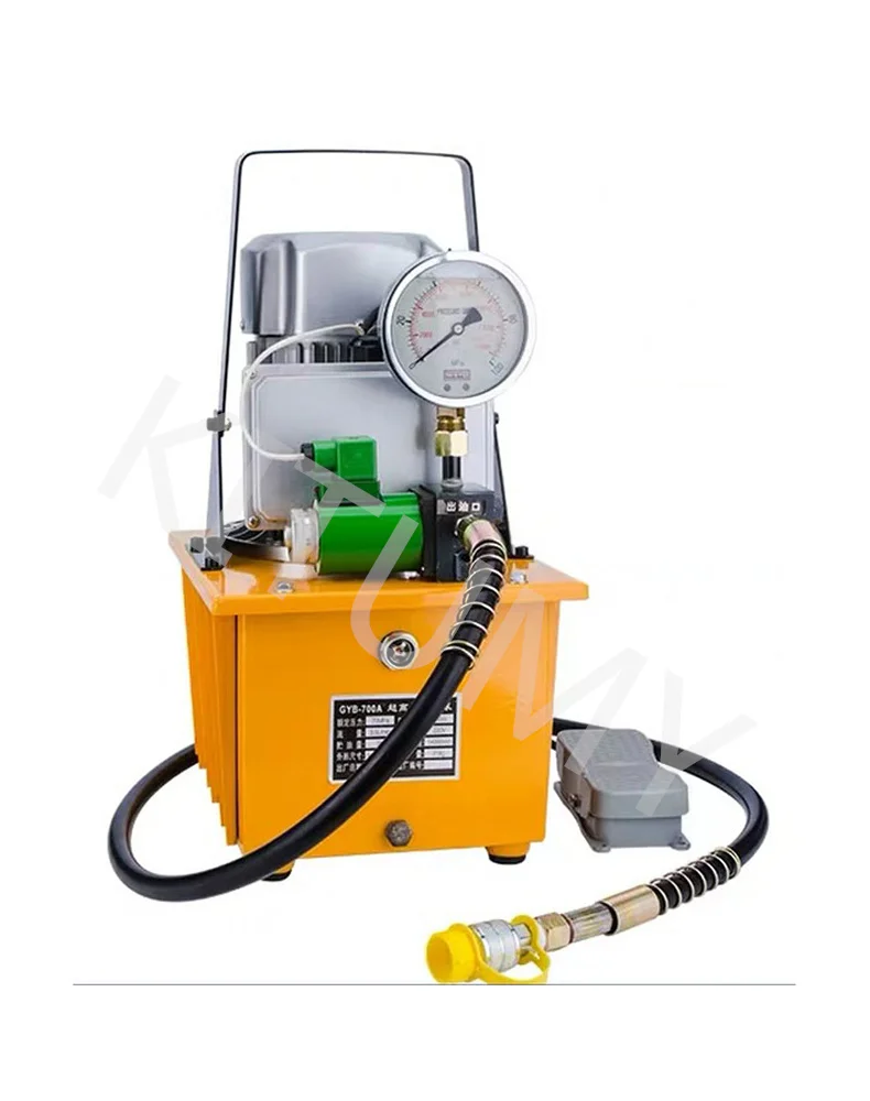 7L Electric Hydraulic Pump Ultra High Pressure Electric Pump Hydraulic Oil Station High Pressure Oil Pump 750W