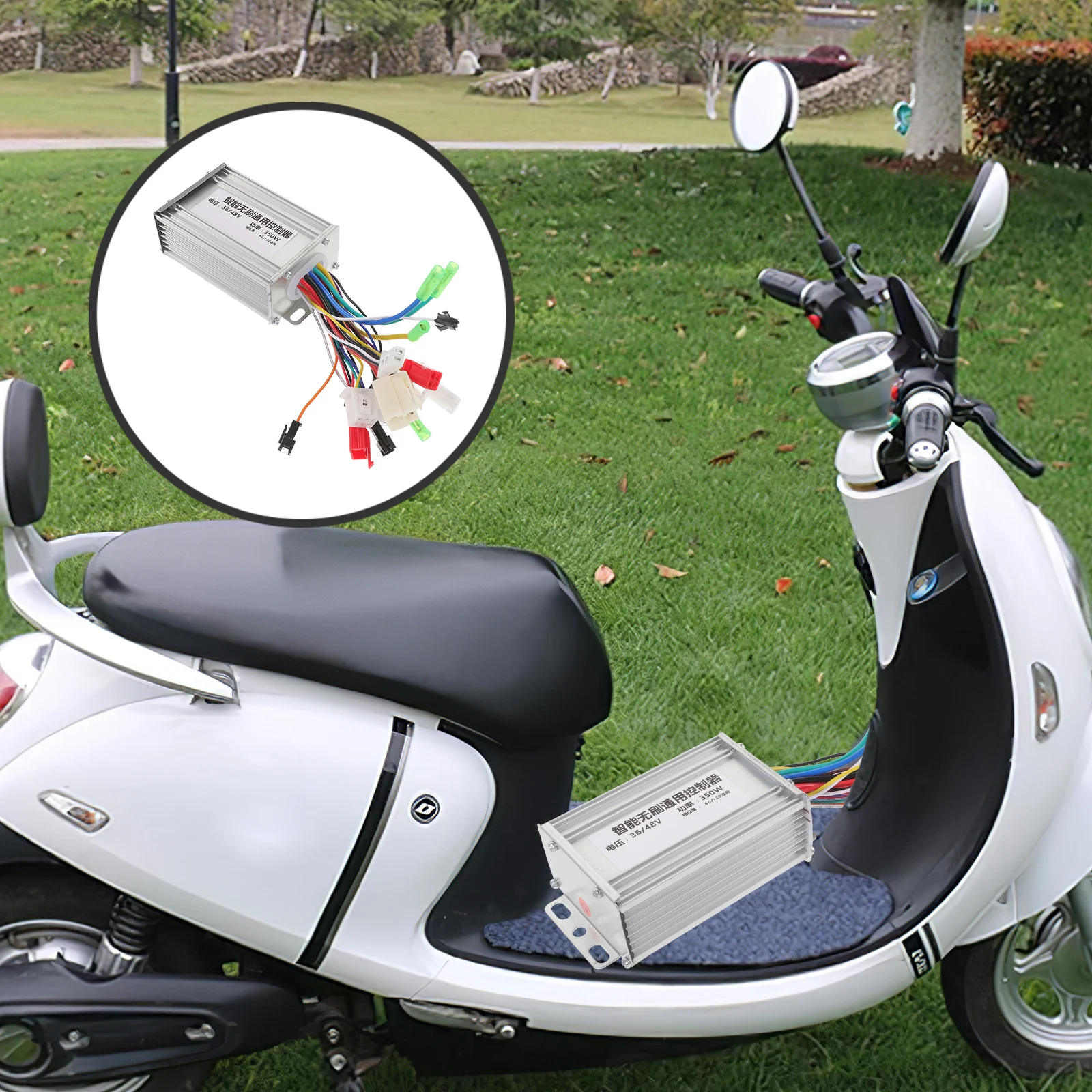 

Electric Bike Controller 36 48V350W Motor Speed Control for Scooter Bicycle Tricycle DC Motor Controller Electric