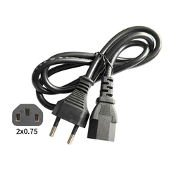 220V 1.2m EU US Plug AC Power Supply Adapter Cord Cable 220V Alimentation PC Lead 3Pin for Laptop Charger Power Cords 1000W