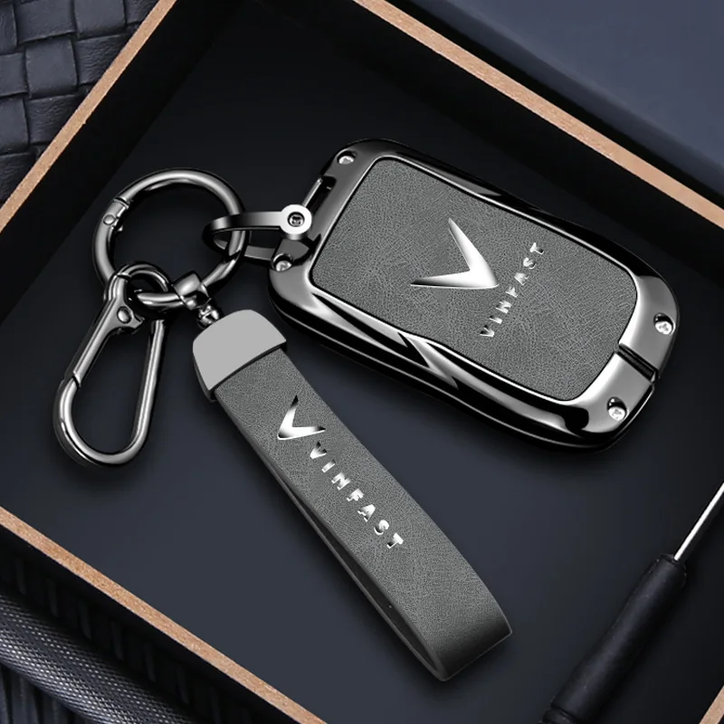 Zinc Alloy Key Bag For Vinfast Car Key Case Lock Buckle Special Modification For Vinfast V5 H330 H530 Qashqai Automobile Key Bag