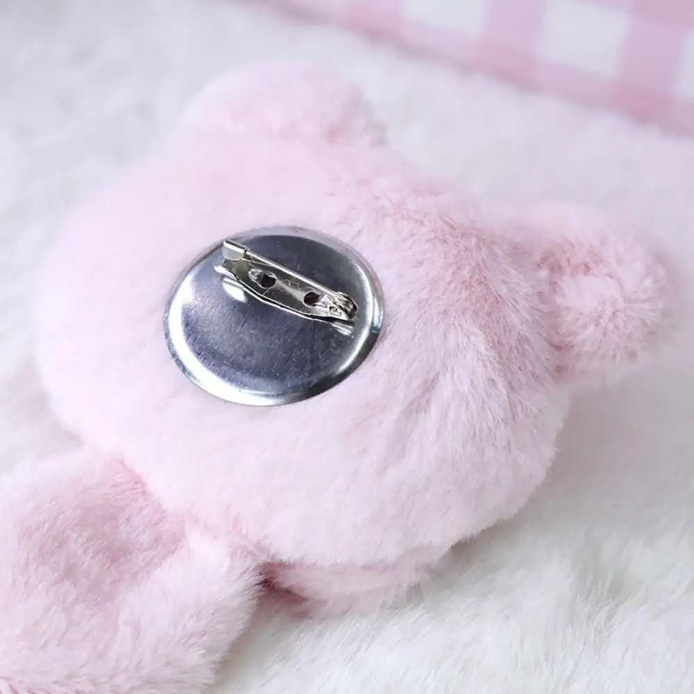 Kawaii Plush Brooch Coffee Cat Plush Keychain Stuffed Fluffy Cute Cat Plush Doll Cartoon Soft Animal Plush Key Chain Kid Girls