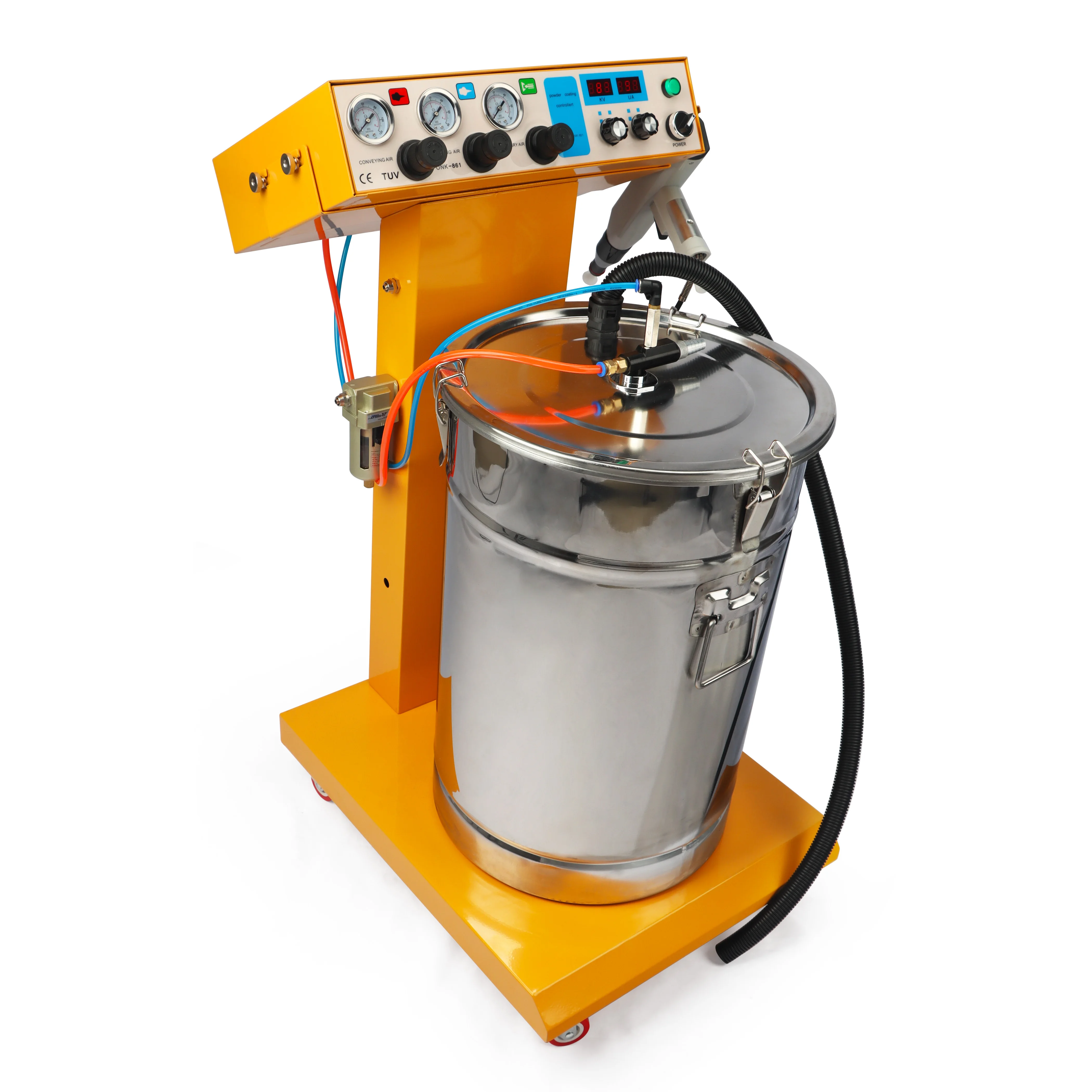 Manual electrostatic powder coating machine