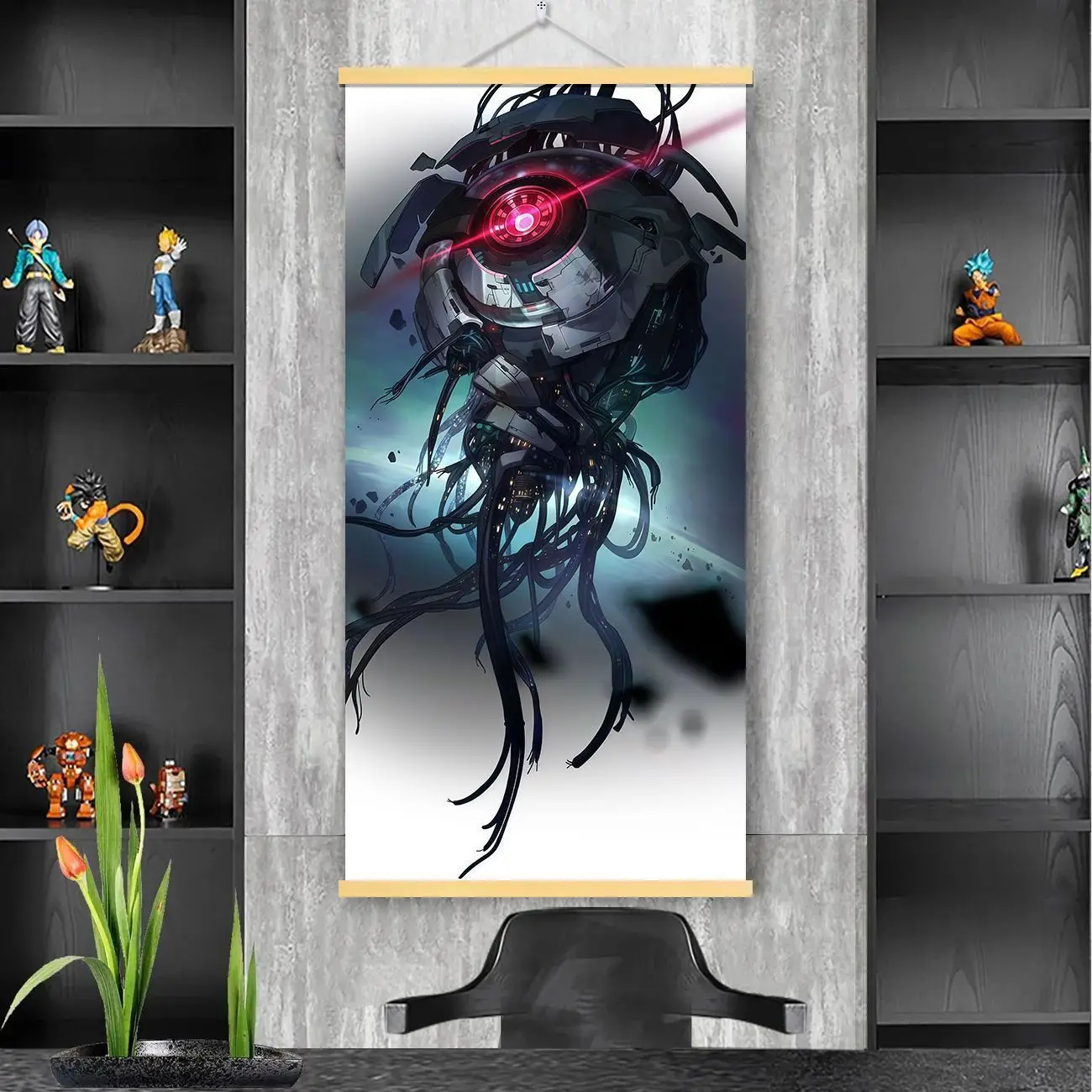 Honkai Star Rail Anime Poster Aeon Illustration Vertical Scroll Wall Art for Bedroom Anime Room Decor Fan Gift Apartment