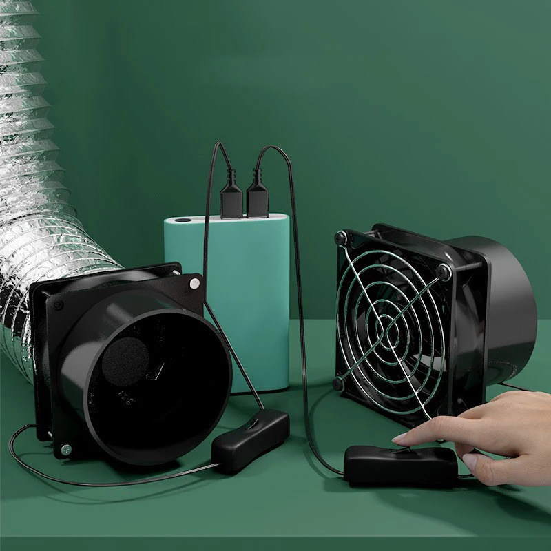 1PCS Smoke Assorbitore Fumi Estrattore Ventilatore Tubo Condotto Exhuast Ventola USB Velocità Regolabile Attrezzature di Saldatura di Plastica Accessori