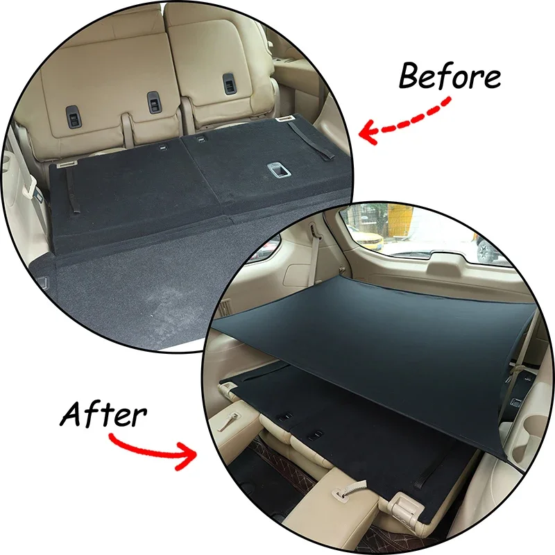 For Nissan Pathfinder 2013-2020 Car Rear Trunk Cargo Shade Cover Security Lower Interior Accessories