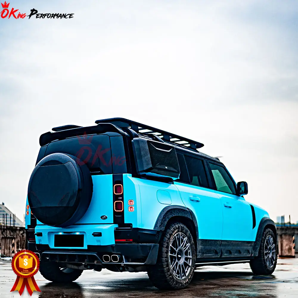 Oking Style Dry Carbon Fiber Wide Body Kit for Land Rover Defender for Land Rover Defender 110 90