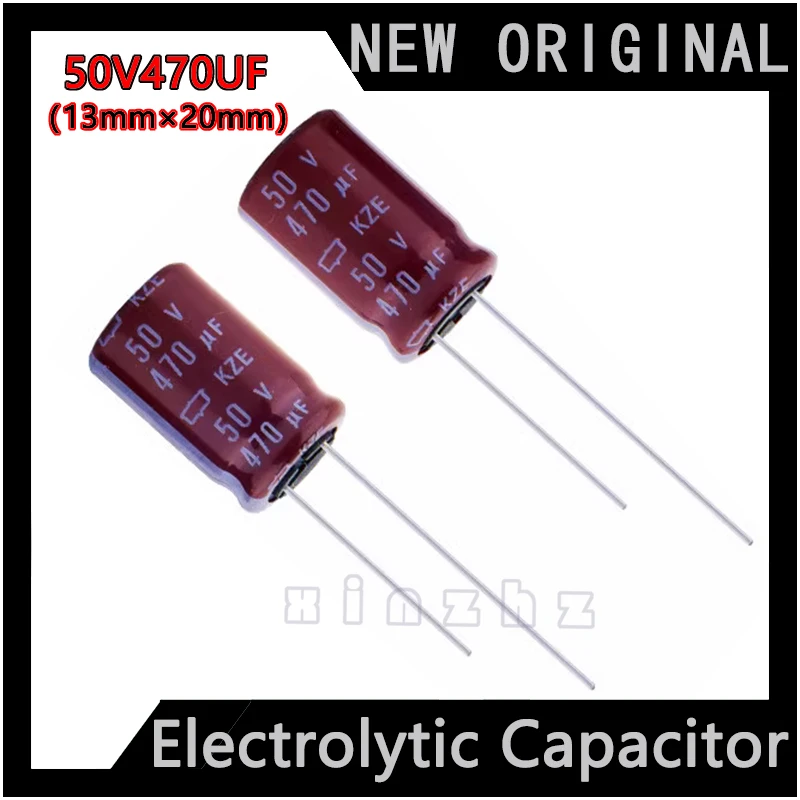 

Electrolytic Capacitor 50V 470UF New Original High Frequency Durable Capacitor Specification 13mm × 20mm