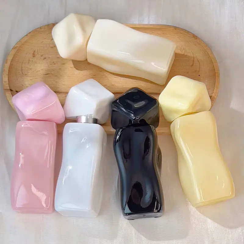 1 Refillable Makeup Spray Bottle, Empty Perfume Spray Bottle, Colored Glass Bottle, Replacement Container for Storing Perfume, Essential Oils, Liquid Cosmetics, Etc