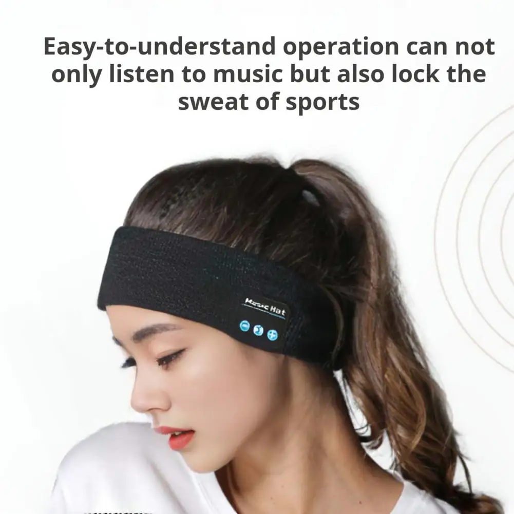 Bluetooth-compactible Hair Band Bluetooth-compactible Sports Hair Band Wireless Stereo Sound Bluetooth for Sports for Music