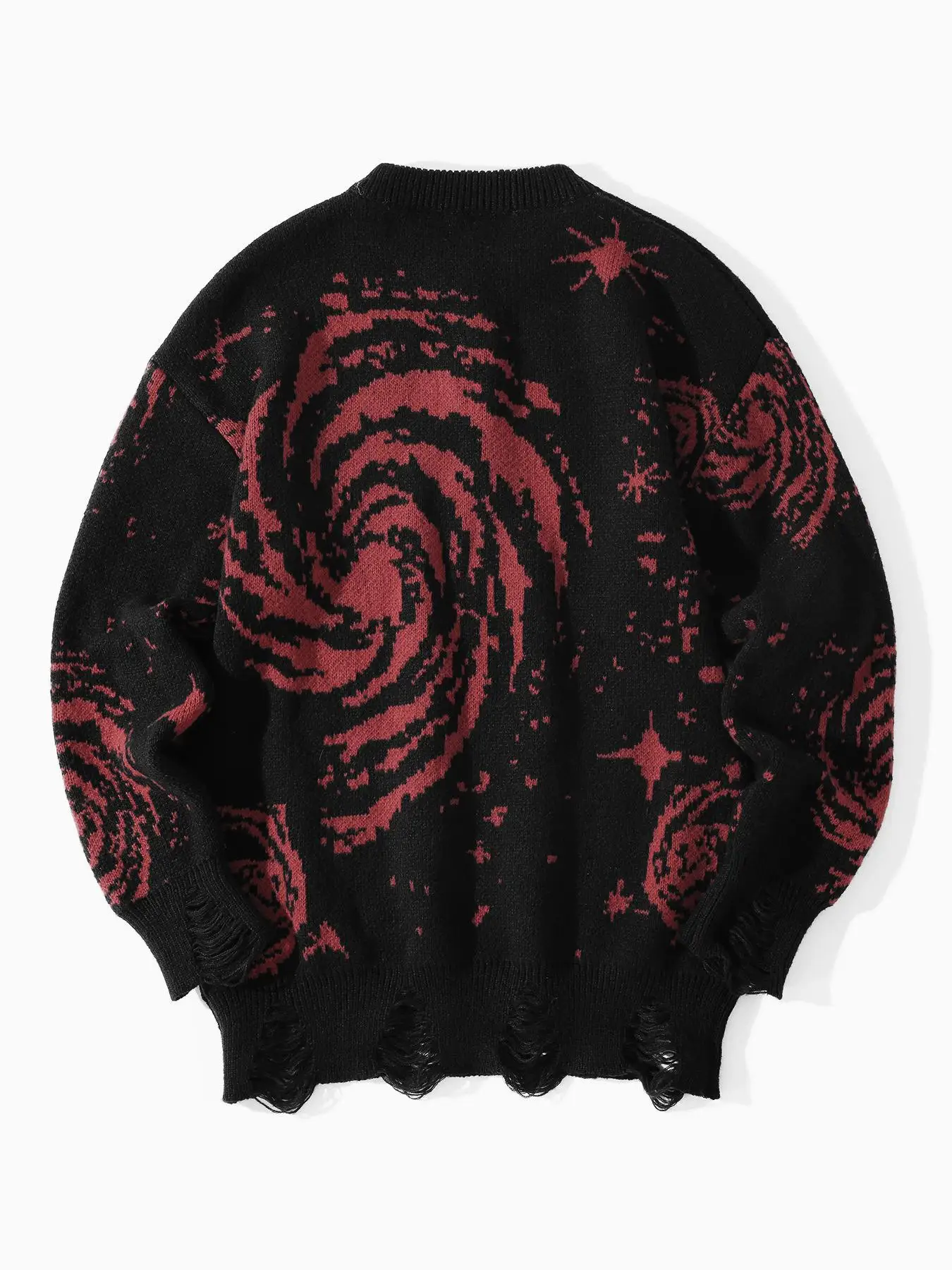 2024 Autumn and Winter Men's novelty starry sky pattern print sweater, fashionable knittedpullover sweater for men