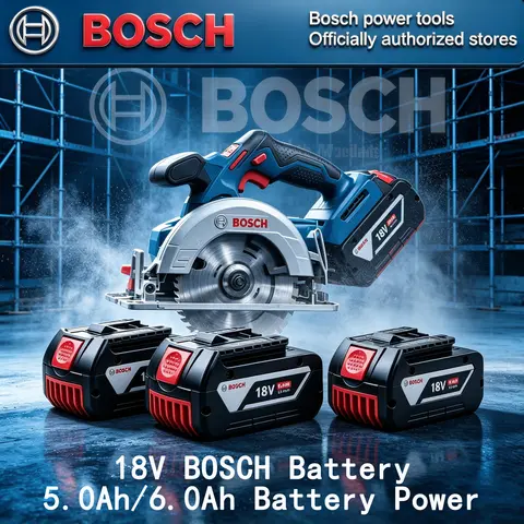 Original Bosch 18V 6.0Ah Lightweight Compact Genuine Battery, Perfect for DIY Home Repair, Fits BAT609G BAT610G GSR18V-LI Tools