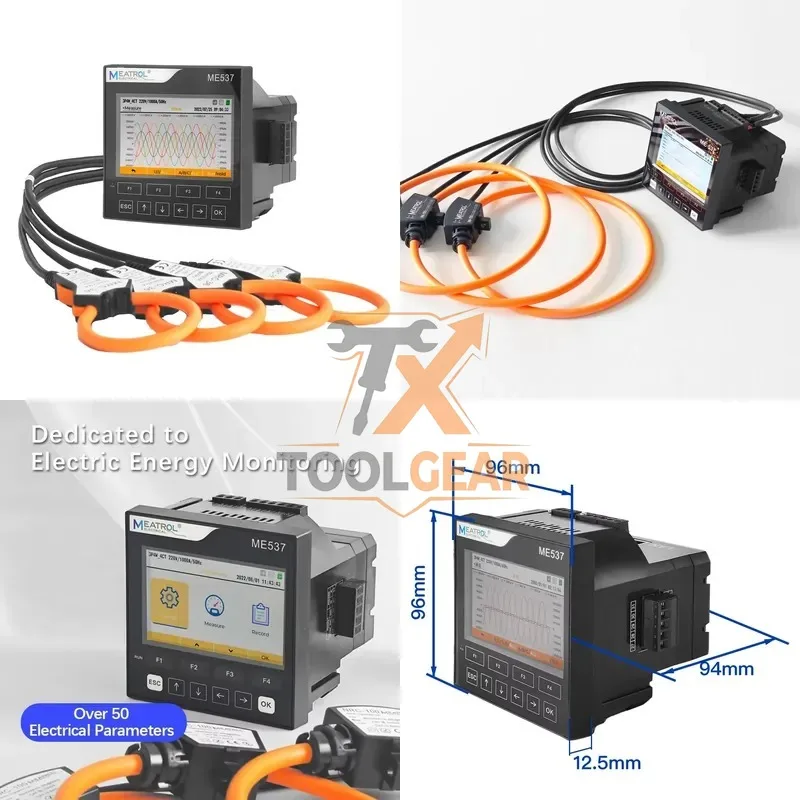 2026hotsale* High Quality Power ME537 Motor Power Measurement Multi Function Electricity Meter