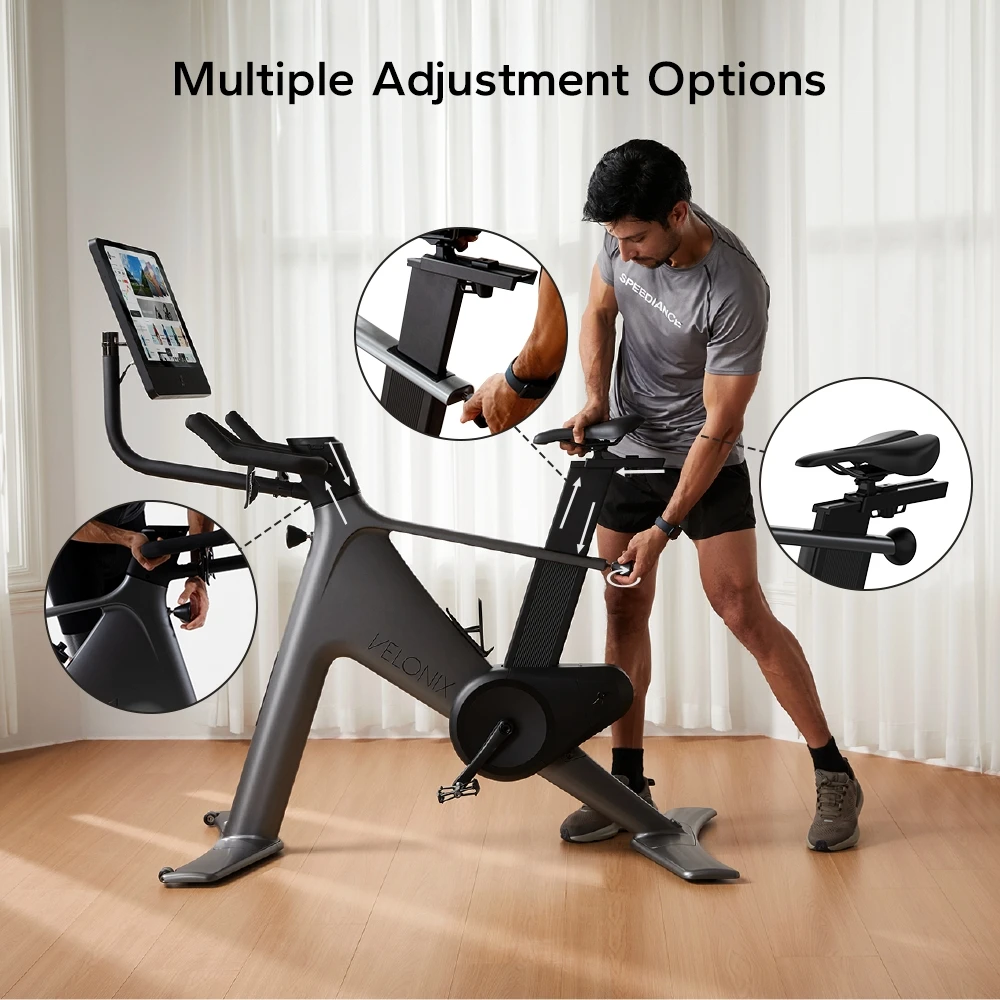 Nieuwe StyleNix Indoor Trainer Bike Home Gym Fitness Oefening Stationair Fietsen Spin Workout Bike LCD Display