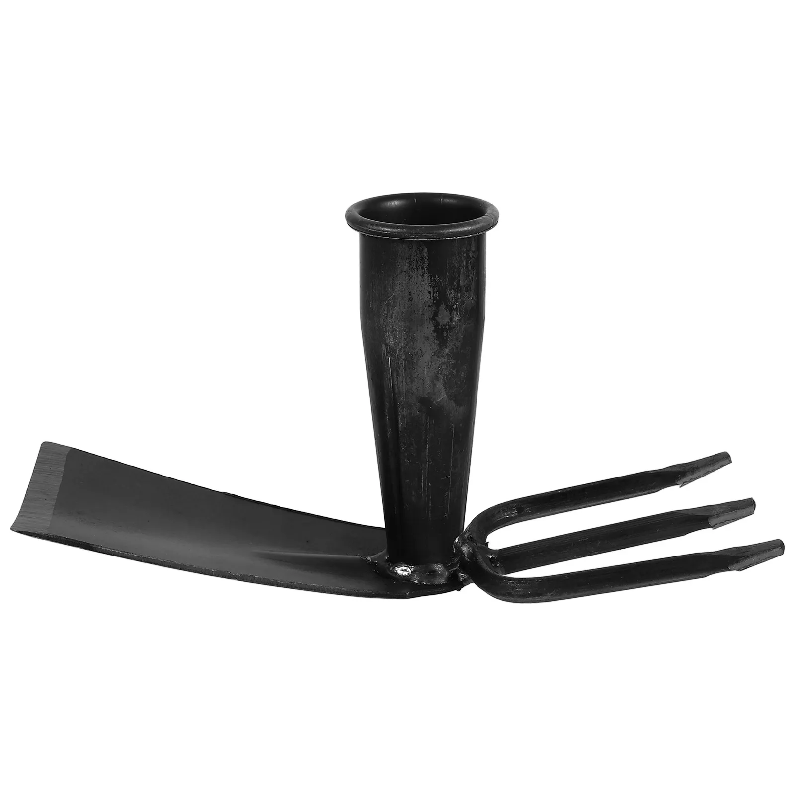 Hand Gardening Hoe Rake Carbon Steel Dual Head Soil Loosening Tool for Weeding Digging Lawn Garden Gardening Hand Tools