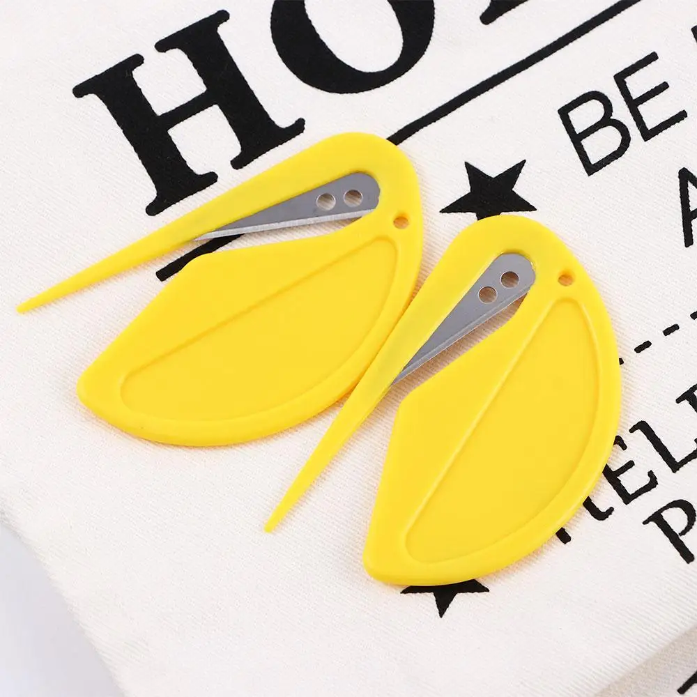 Plastic 2 stks/set Thuis Schoolbenodigdheden Mail Envelop Briefopener Envelop Opener Snijbenodigdheden Veiligheidspapieren Cutter