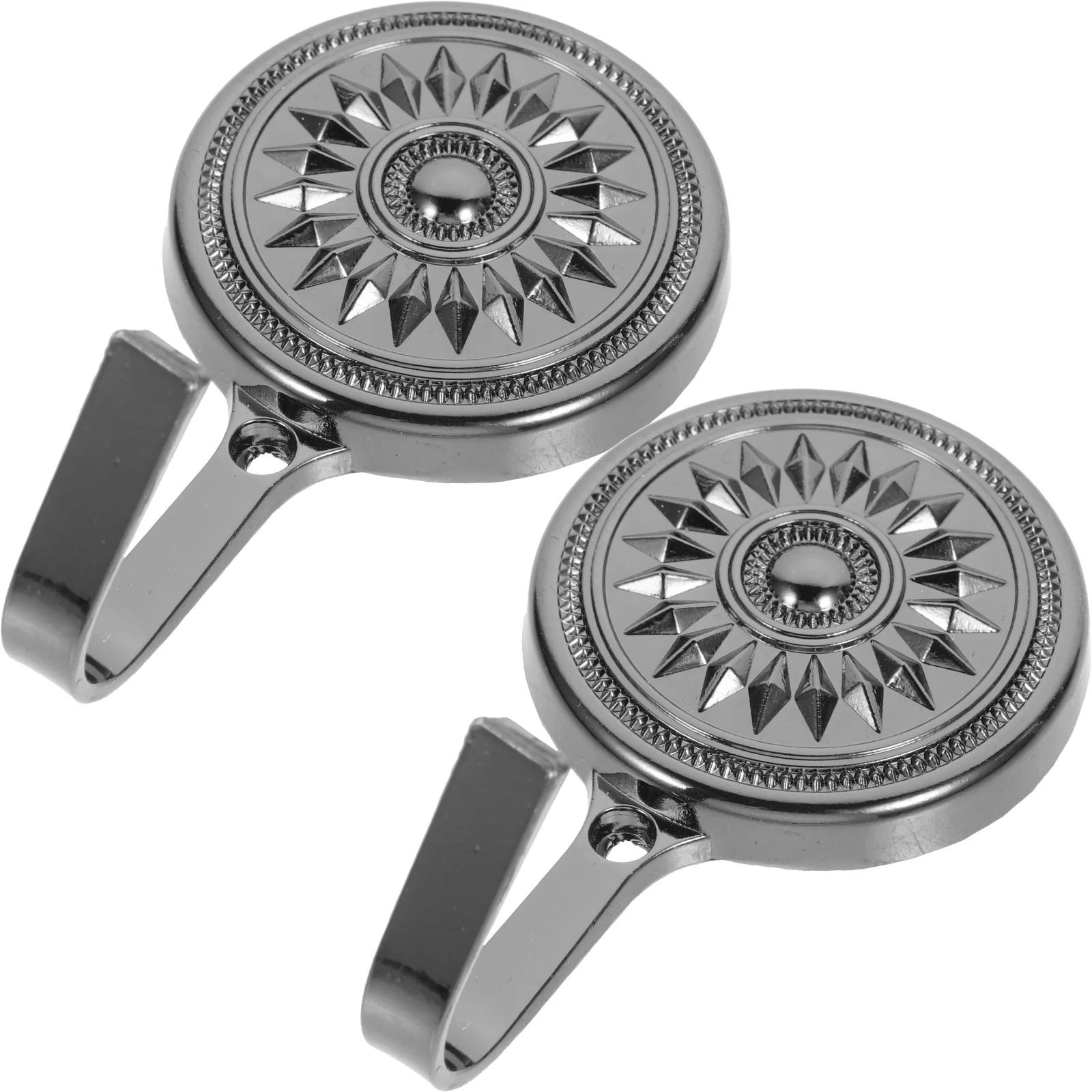 

2 Pcs Vintage Curtains Hook Hooks for Drapes Buckle Tieback Lace up Hardware Accessories Holder