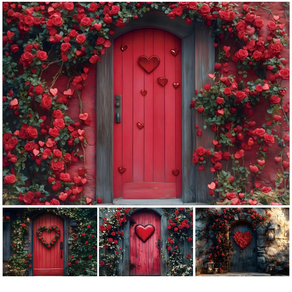 dia-dos-namorados-fotografia-pano-de-fundo-flor-vermelho-amor-coracao-casa-porta-de-madeira-festa-de-casamento-decoracao-fundo-photo-studio-aderecos