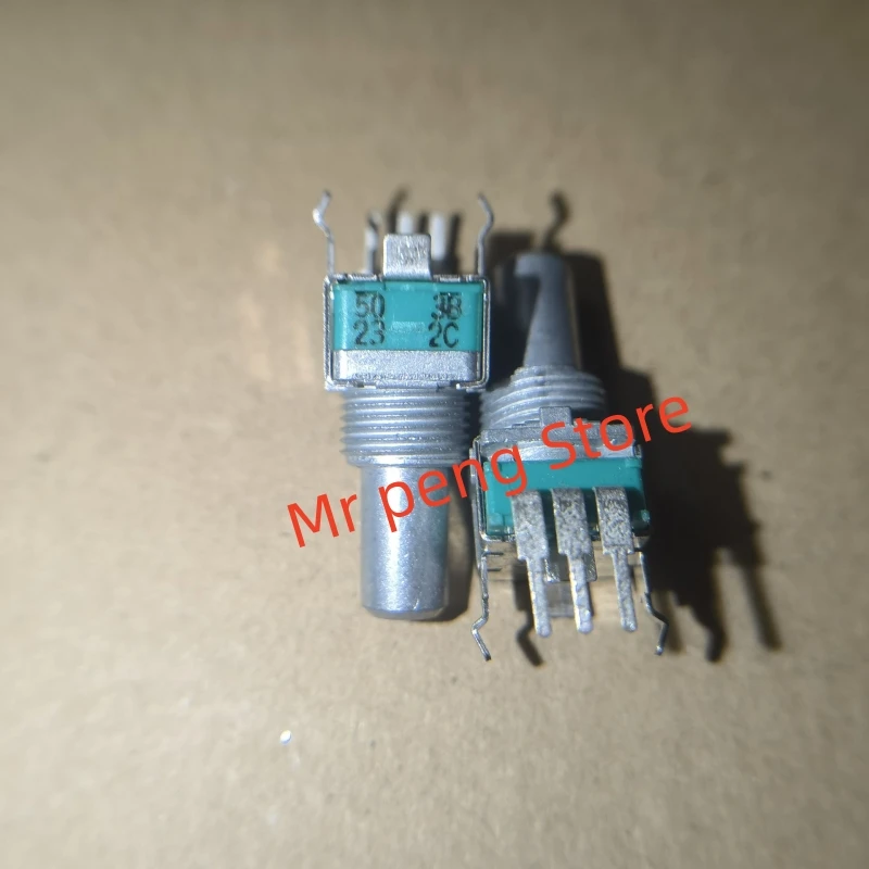 2pcs for ALPS RK09L1140A5P precision potentiometer, single linked B50K B10K shaft length 15mm RK09L