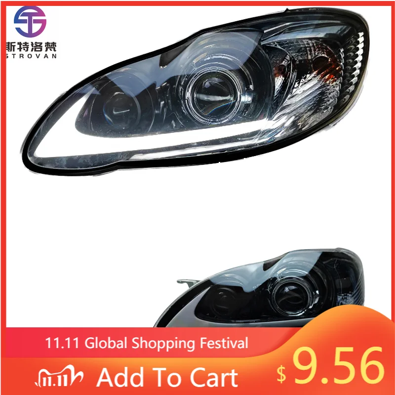 

Deren High Quality04-09 for Toyotas for Corollas LED Daytime Running Light Turn Signal Modified Double Lens Headlight 12V
