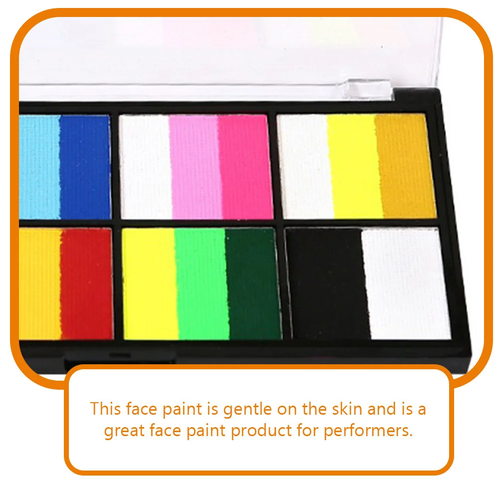 Vibrant Face Makeup Paint Set for Festival Party Decor Body Art Pigments Professional Coloring Tools Paint Supplies