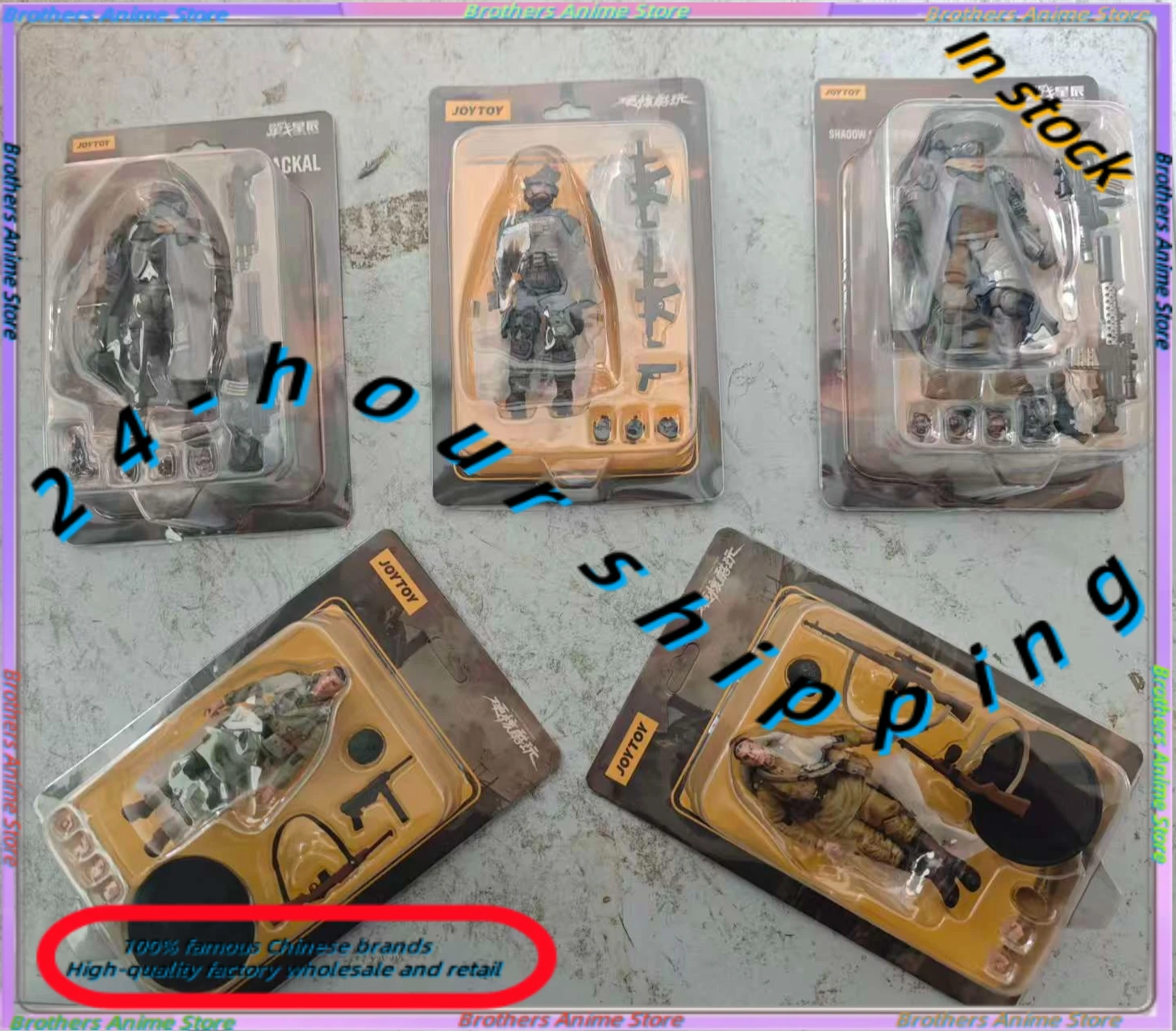 

In stock JOYTOY dark source hardcore cool play World War II German Wehrmacht Soviet infantry U.S. Army movable soldiers